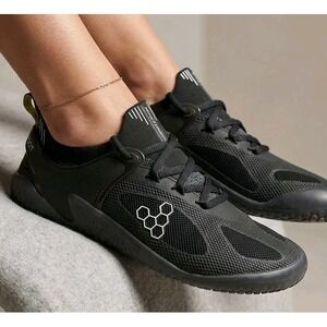 EUC Vivobarefoot Motus Strength Training Shoes Black Womens Sz 39 Weightlifting
